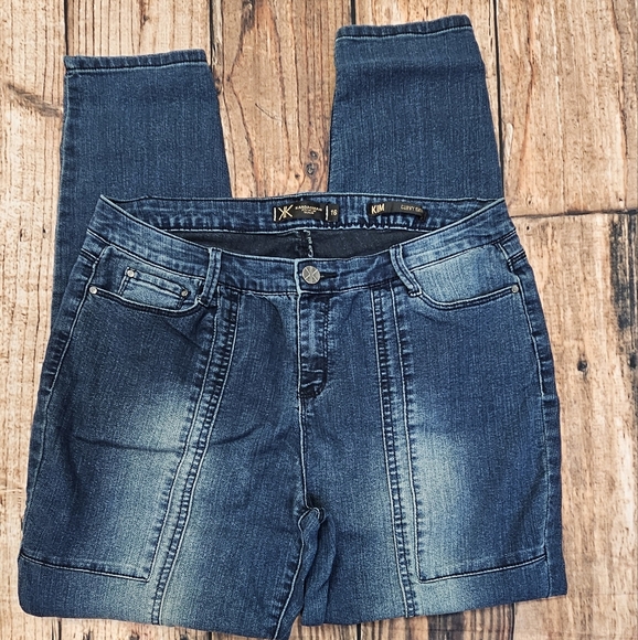 Kim Kardashian Curvy Skinny Distressed Women's Size 16 - Picture 7 of 8